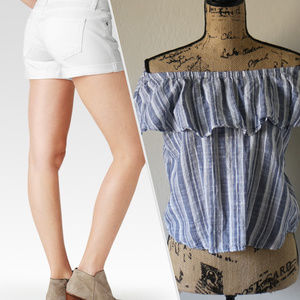 PAIGE | Jimmy Jimmy Short + Off Shoulder Top